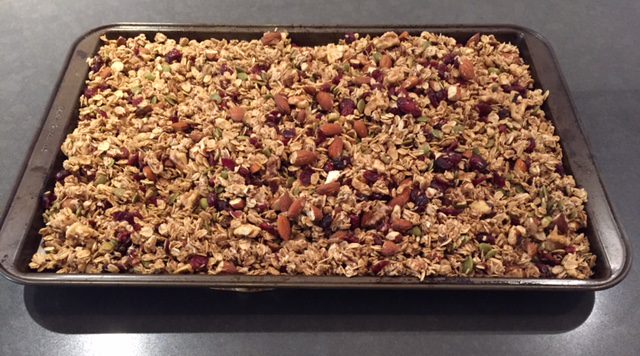 No guilt granola in a pan