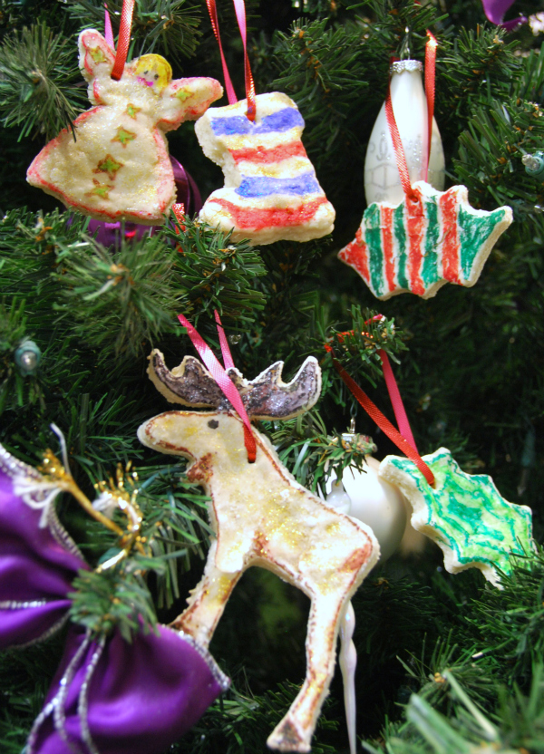 Salt dough ornaments