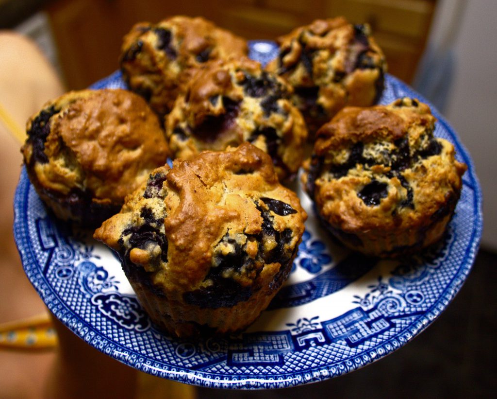 Blueberry muffins