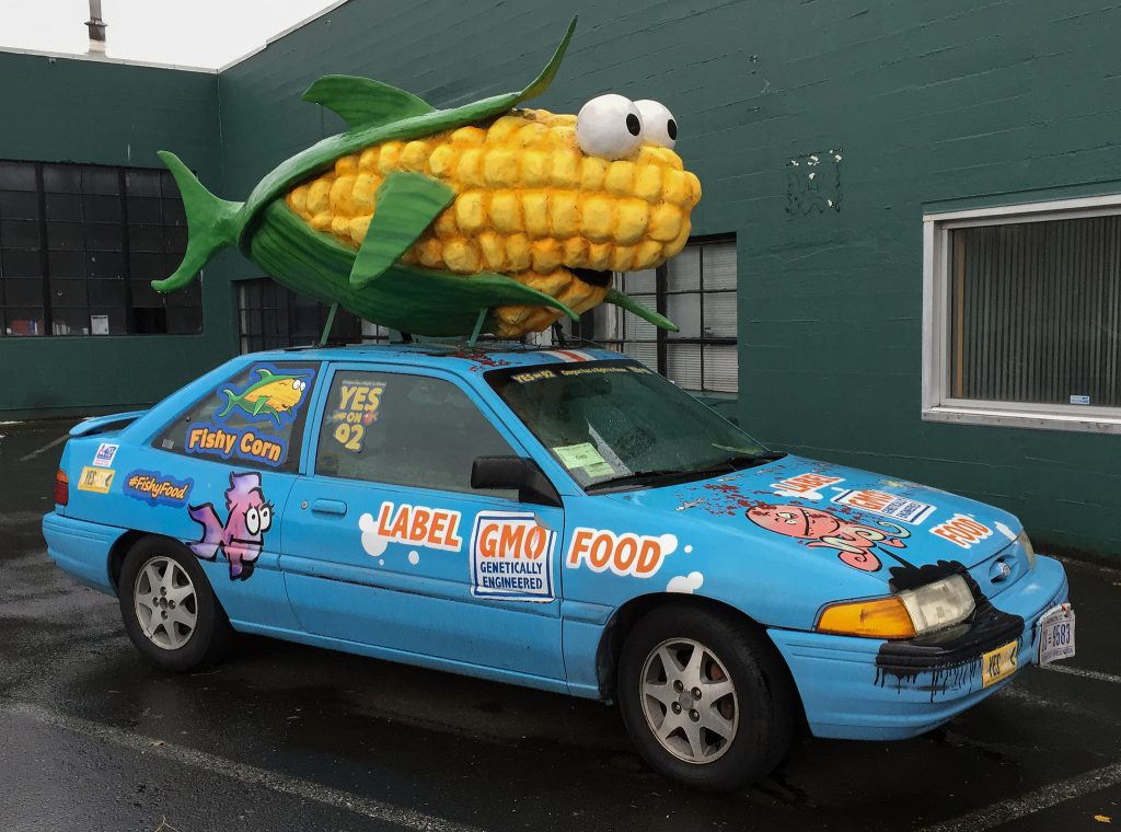 Label GMO Food car