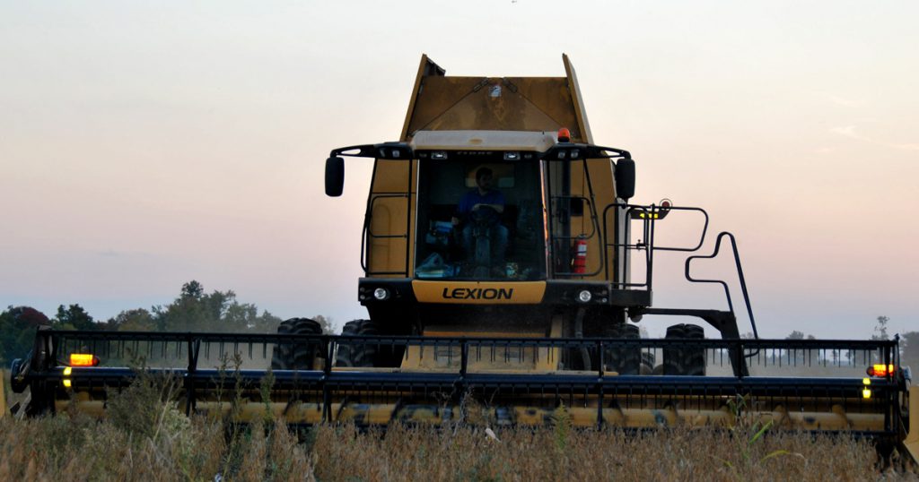 James in the combine