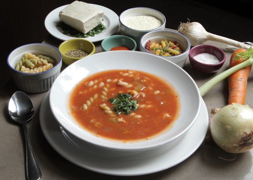 Tofu minestrone