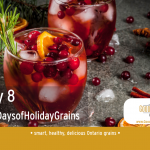 Day 8 of 12 Days of Holiday Grains Holiday Drink